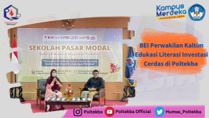 Bursa Efek Indonesia Perwakilan Kaltim Edukasi Literasi Investasi Cerdas di Poltekba