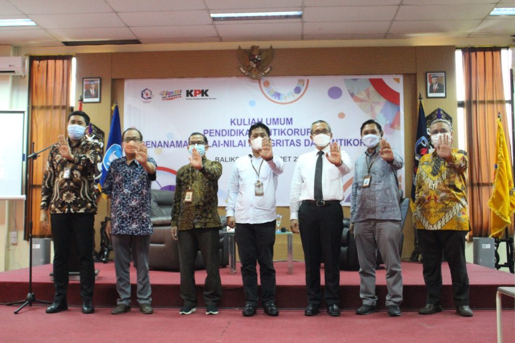 Undang Wakil Ketua KPK, Poltekba Gelar Kuliah Umum Pendidikan Anti Korupsi