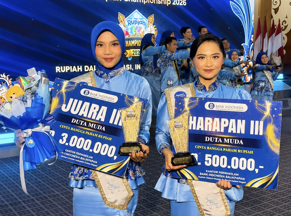 Dua Mahasiswi Poltekba Torehkan Prestasi pada Championship Duta Muda CBP Rupiah 2026