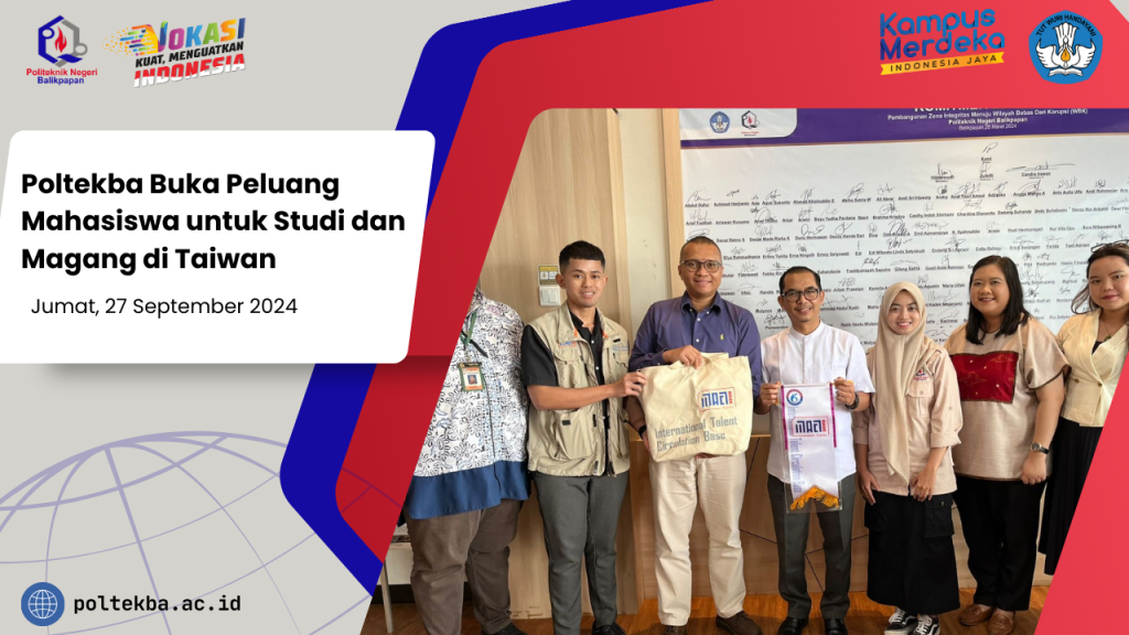 Poltekba Buka Peluang Mahasiswa untuk Studi dan Magang di Taiwan