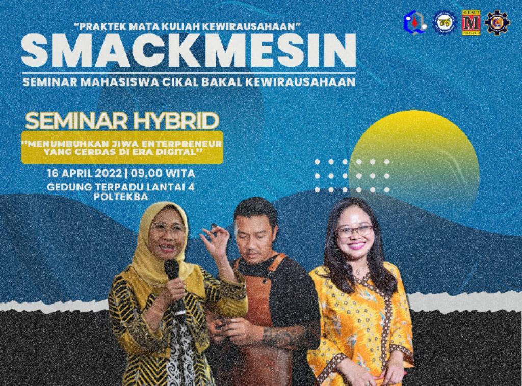 Poltekba Gelar Seminar Kewirausahaan, Hadirkan Pemateri Wakil Ketua Komisi X DPR RI dan Founder Hitam Manis
