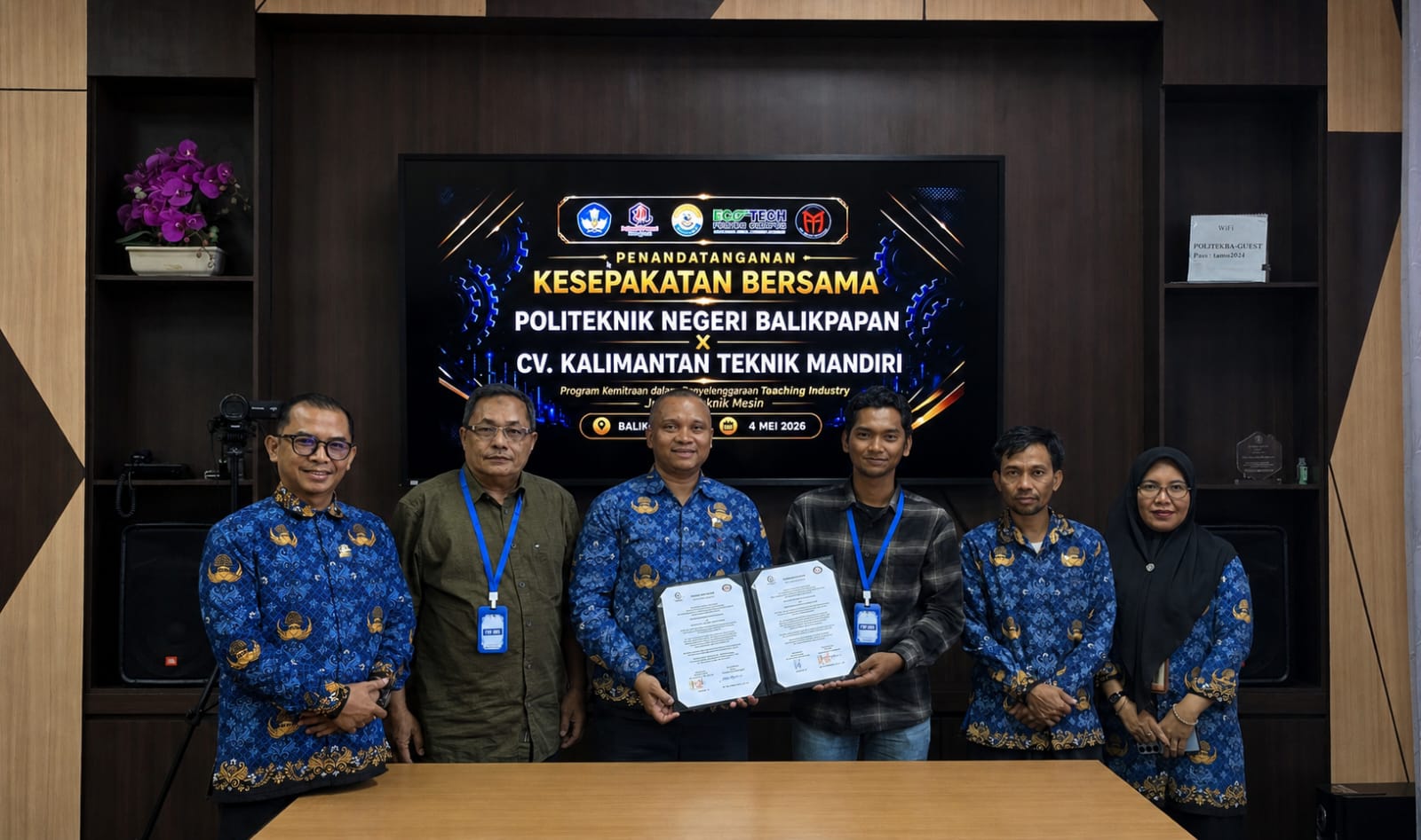 Poltekba Perkuat Kolaborasi Industri melalui Penandatanganan Kesepakatan Bersama dengan CV Kalimantan Teknik Mandiri