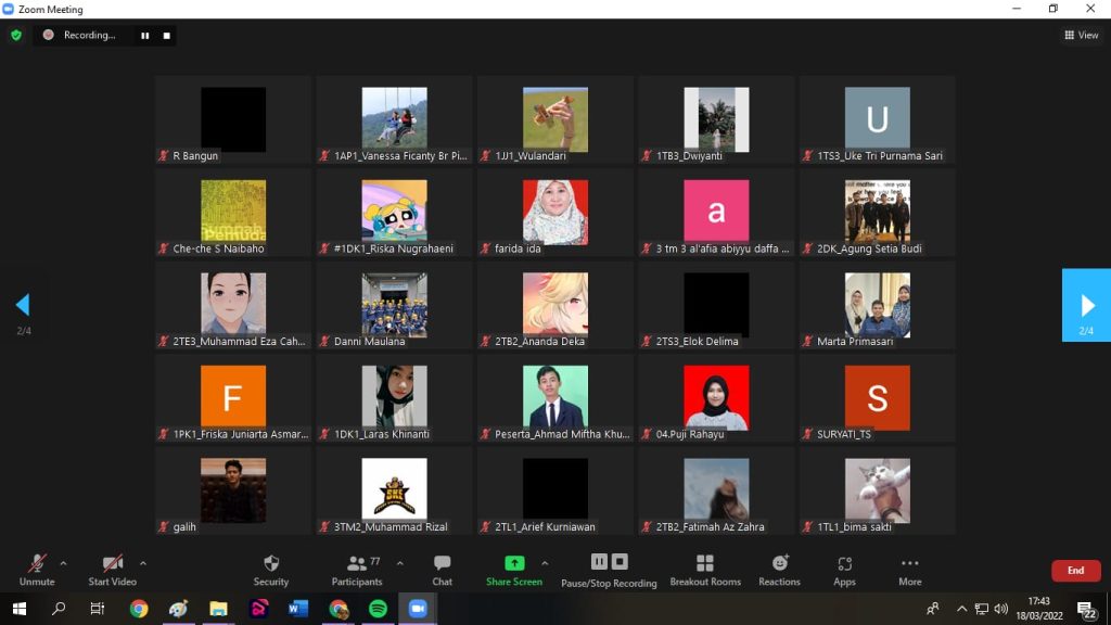 Tahun Ini Bertekad Masuk Pimnas, Poltekba Gelar Webinar Tips dan Trik Lolos Pendanaan PKM 2022