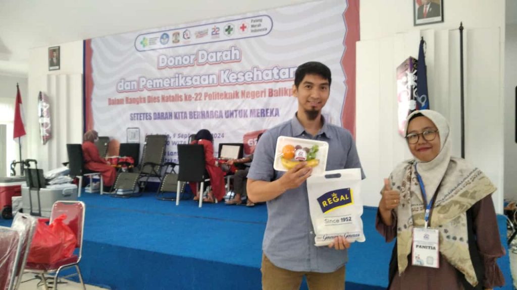 Donor Darah Politeknik Negeri Balikpapan Kumpulkan 17 Kantong