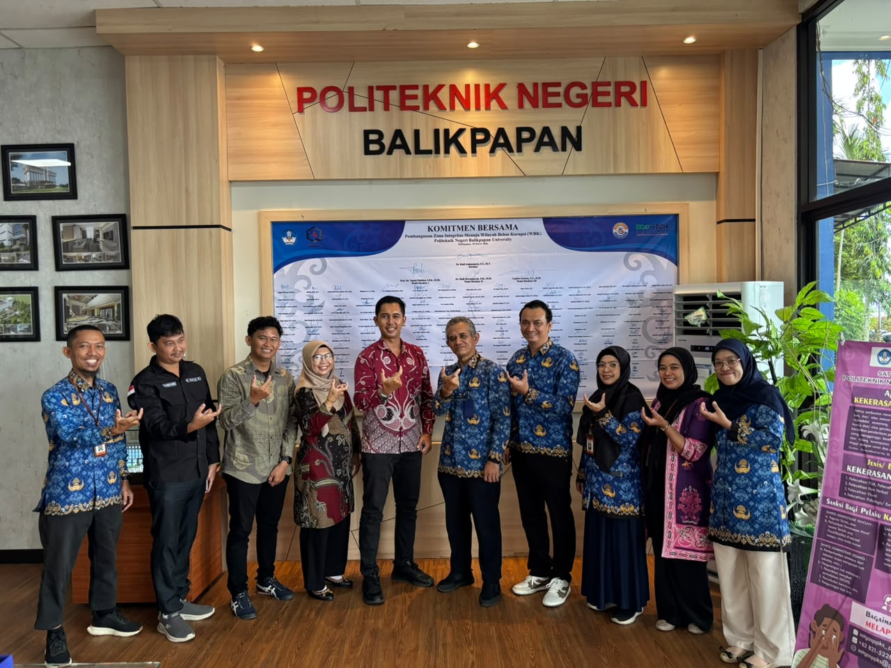Poltekba Laksanakan Benchmarking SPI untuk Penguatan Tata Kelola Institusi