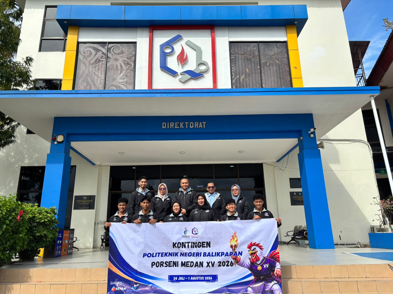 Direktur Poltekba Lepas Kontingen PORSENI XV, Siap Tanding di Medan
